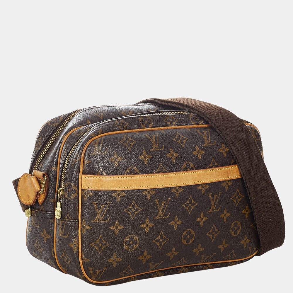 

Louis Vuitton Brown Monogram Reporter PM