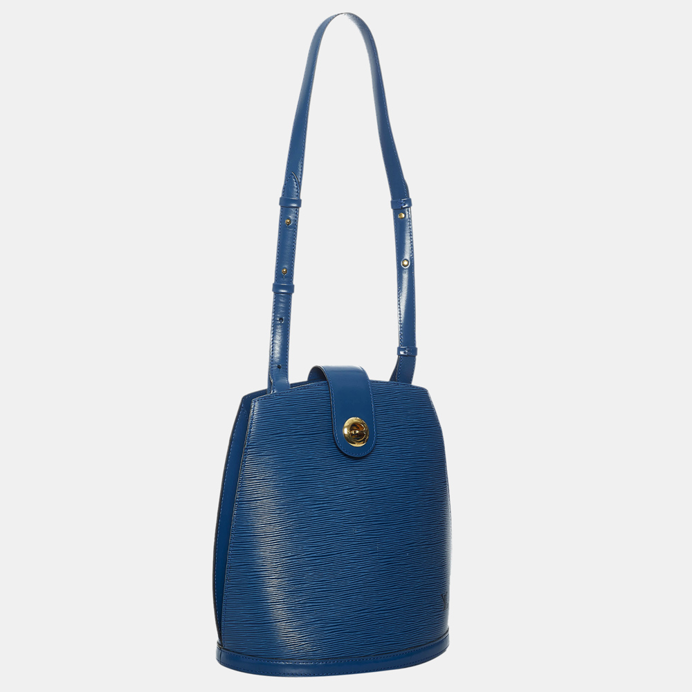 

Louis Vuitton Blue Epi Cluny