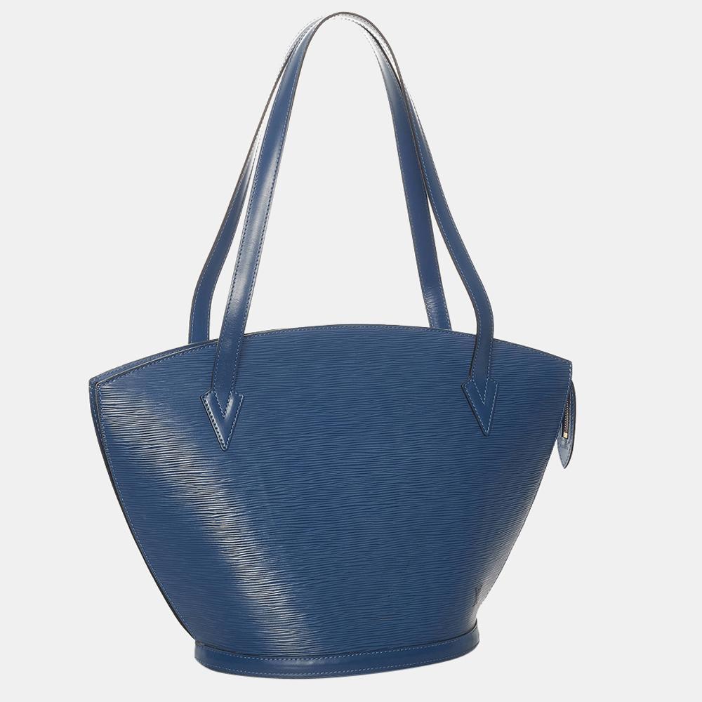 

Louis Vuitton Blue Epi Saint Jacques PM Long Strap