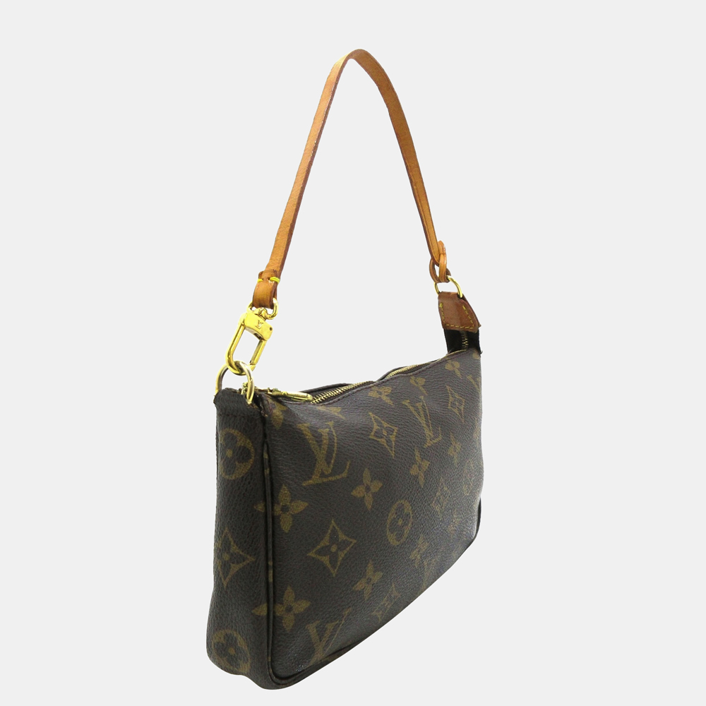 

Louis Vuitton Brown Monogram Pochette Accessoires