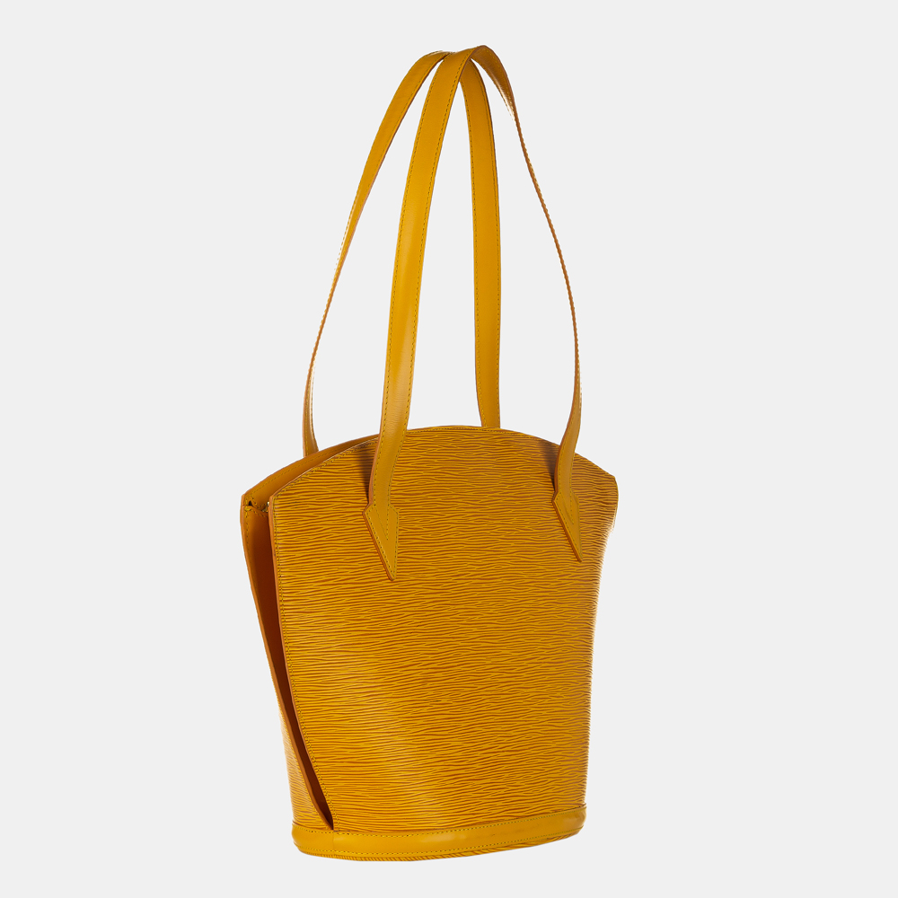 

Louis Vuitton Yellow Epi Saint Jacques GM Long Strap