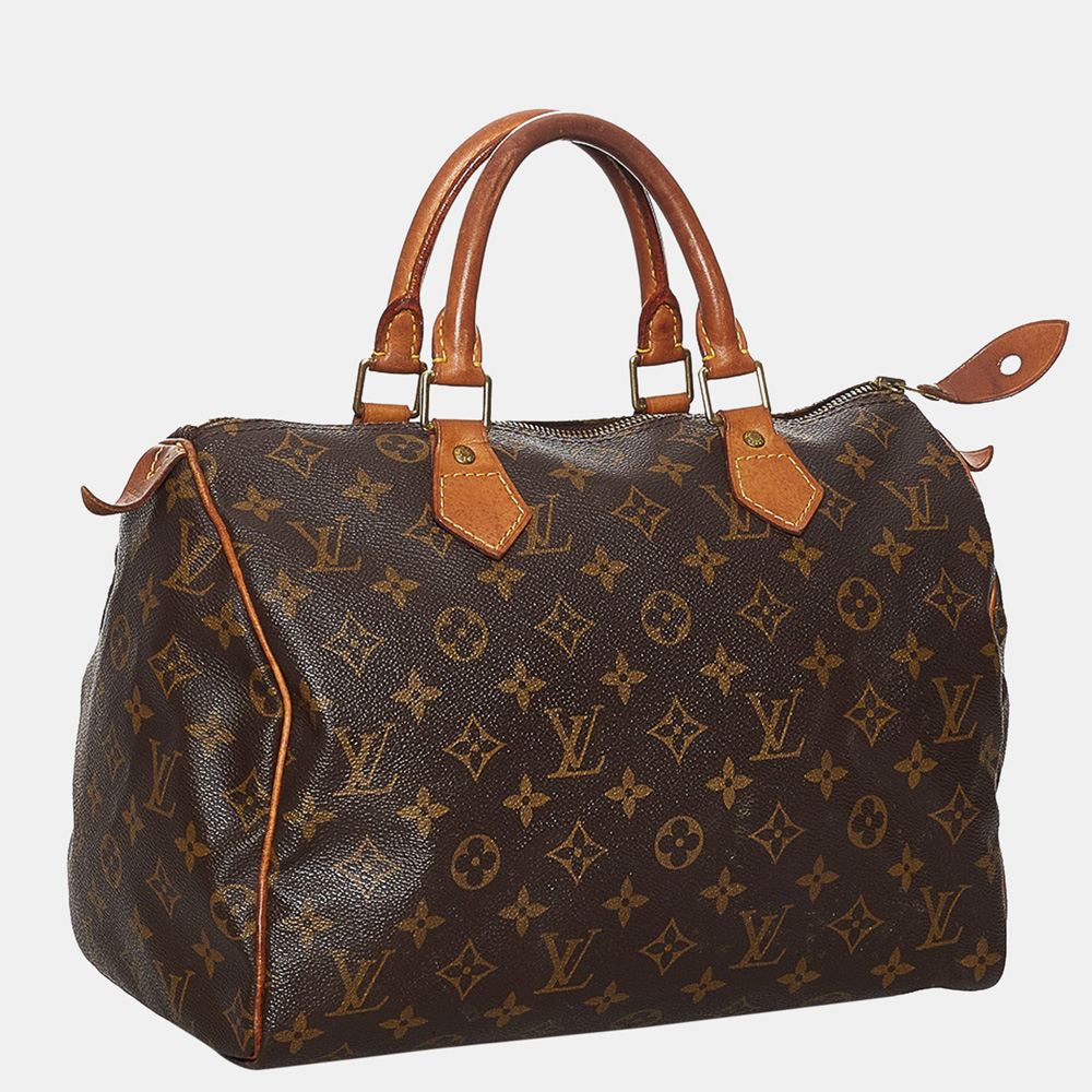 

Louis Vuitton Brown Monogram Speedy 30