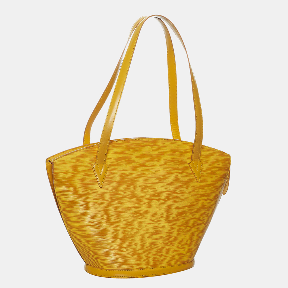 

Louis Vuitton Yellow Epi Saint Jacques GM Long Strap