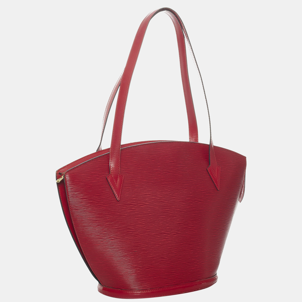 

Louis Vuitton Red Epi Saint Jacques GM Long Strap