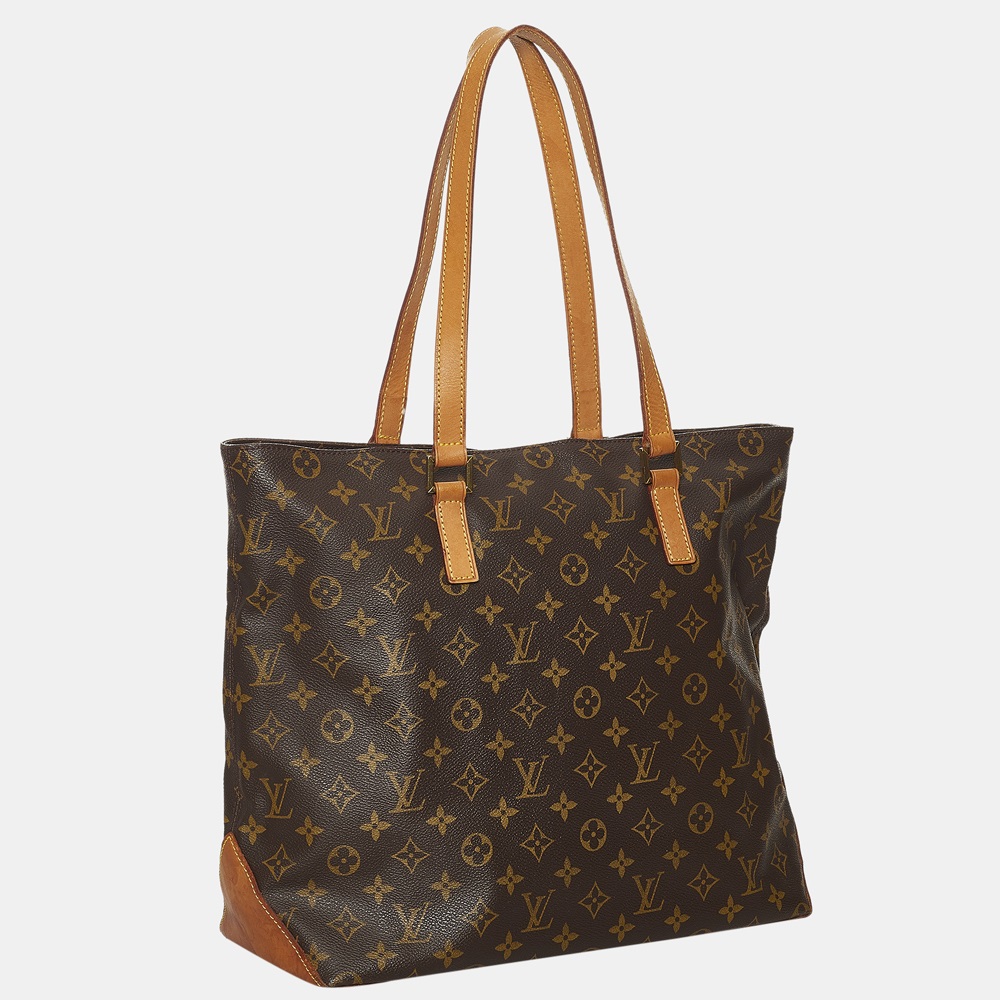 

Louis Vuitton Brown Monogram Cabas Mezzo