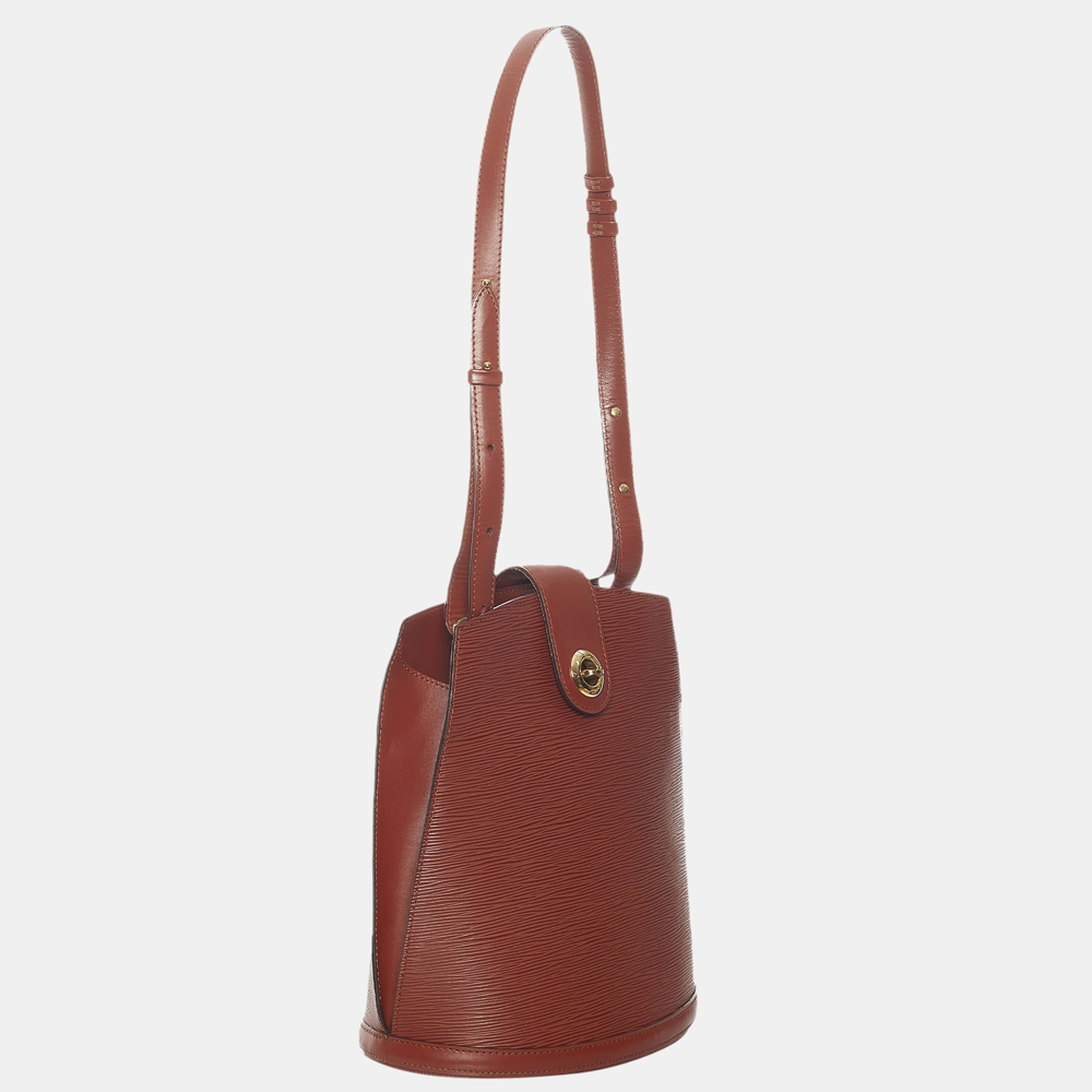 

Louis Vuitton Brown Epi Cluny