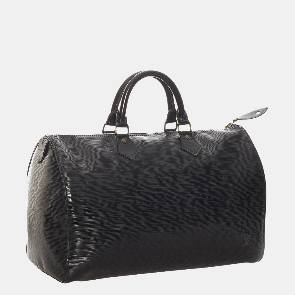 

Louis Vuitton Black Epi Speedy 35
