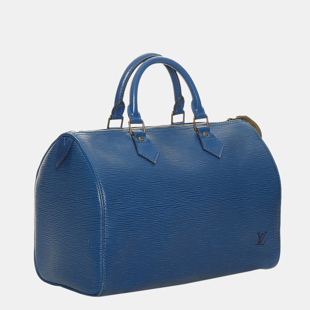 

Louis Vuitton Blue Epi Speedy 30