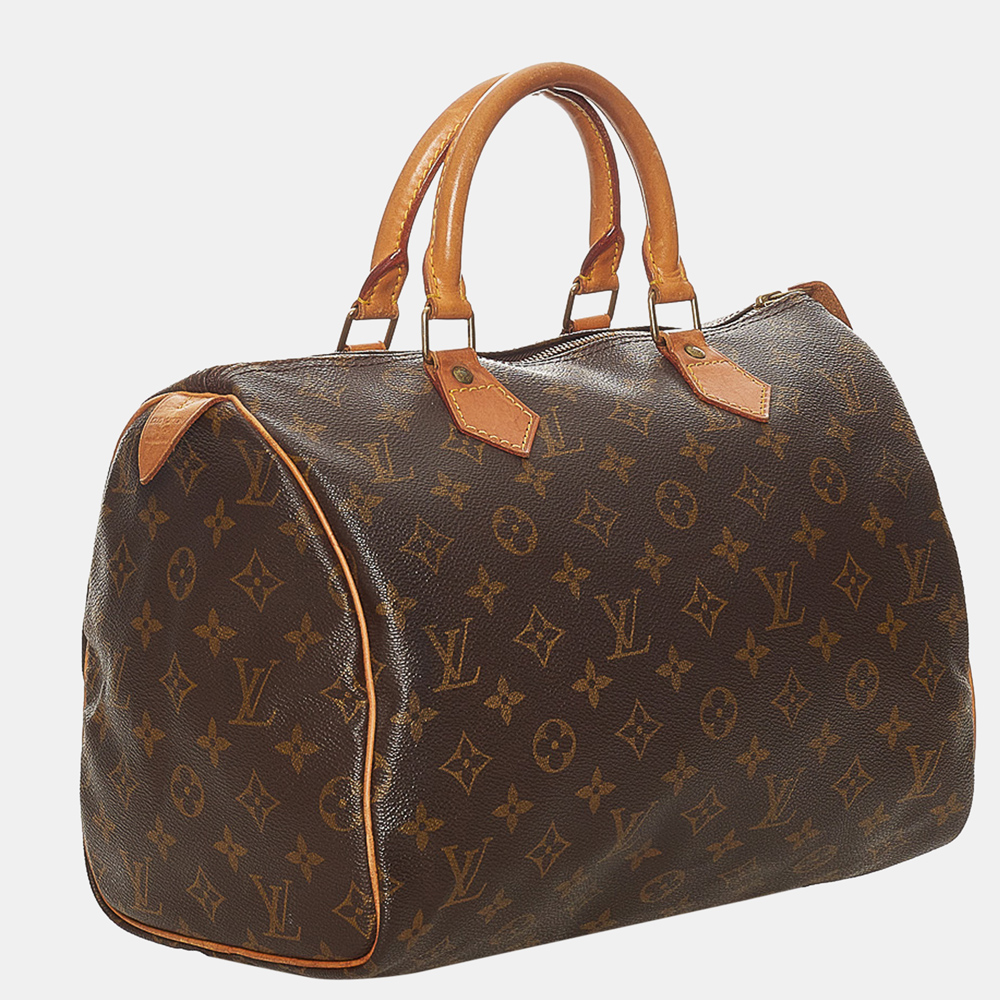 

Louis Vuitton Brown Monogram Speedy 30