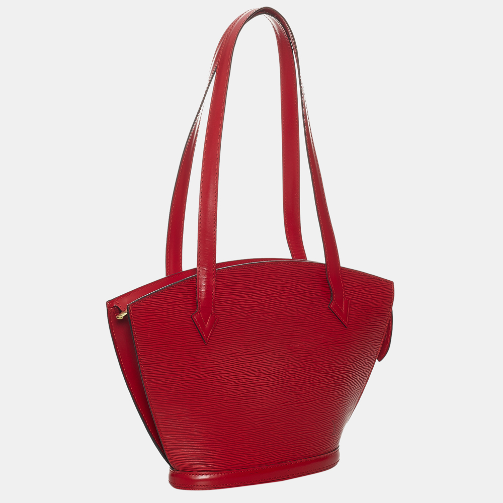 

Louis Vuitton Red Epi Saint Jacques PM Long Strap