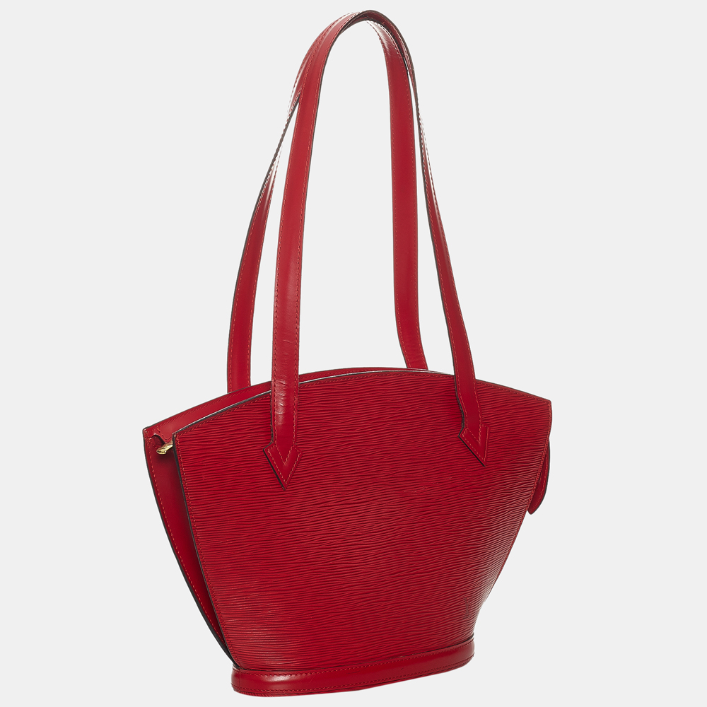 

Louis Vuitton Red Epi Saint Jacques PM Long Strap