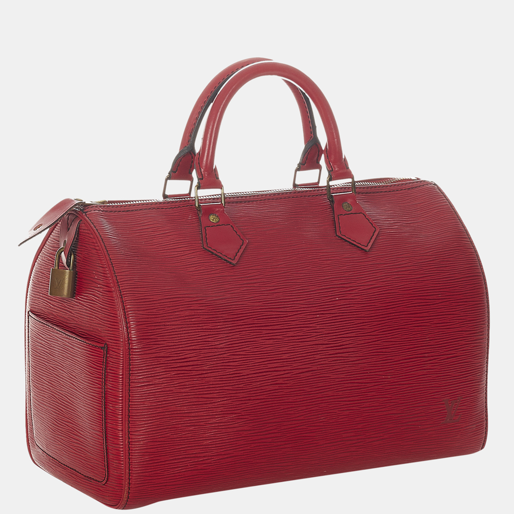 

Louis Vuitton Red Epi Speedy 30