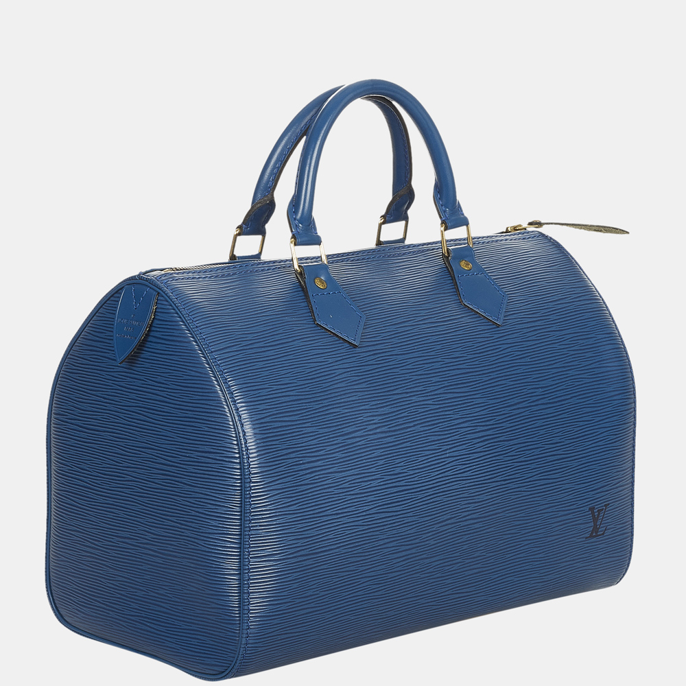 

Louis Vuitton Blue Epi Speedy 30