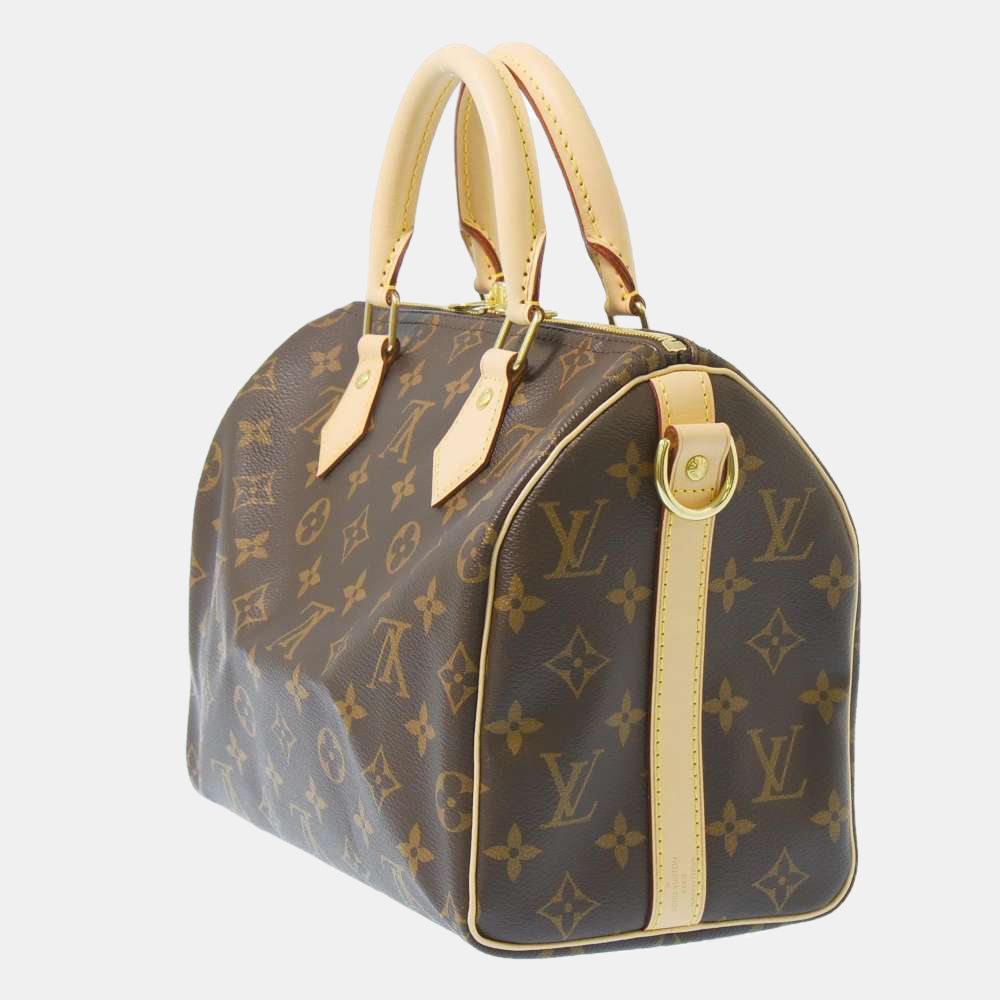

Louis Vuitton Brown Monogram Canvas Speedy Bandouliere 25 Satchel Bag