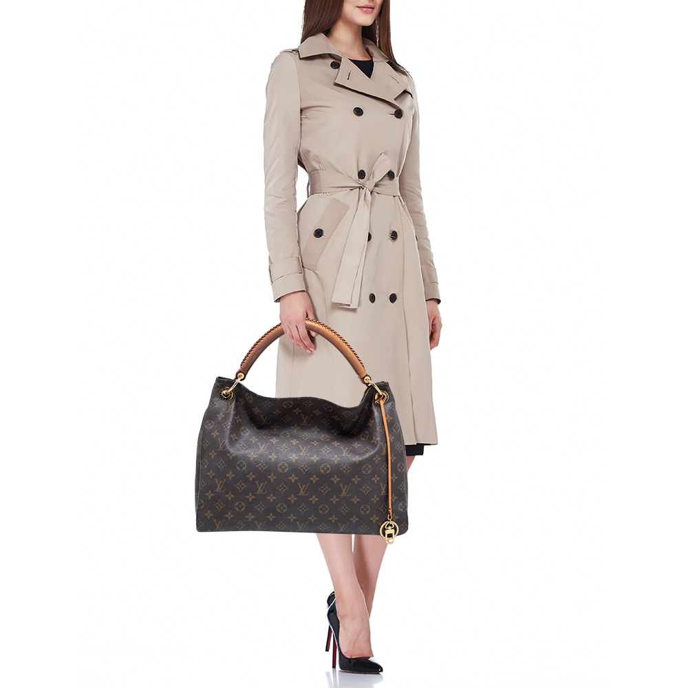 

Louis Vuitton Monogram Canvas Artsy MM Bag, Brown