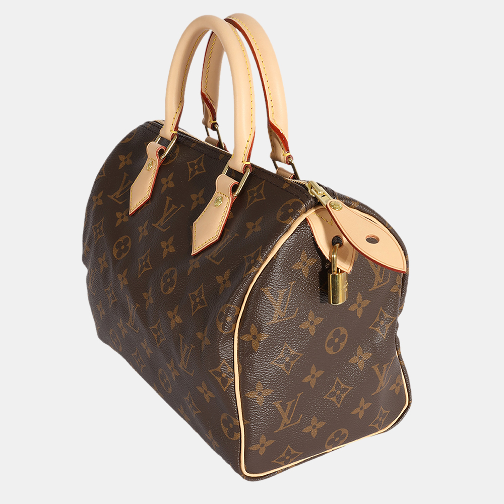 

Louis Vuitton Monogram Canvas Speedy 25 Bag, Brown