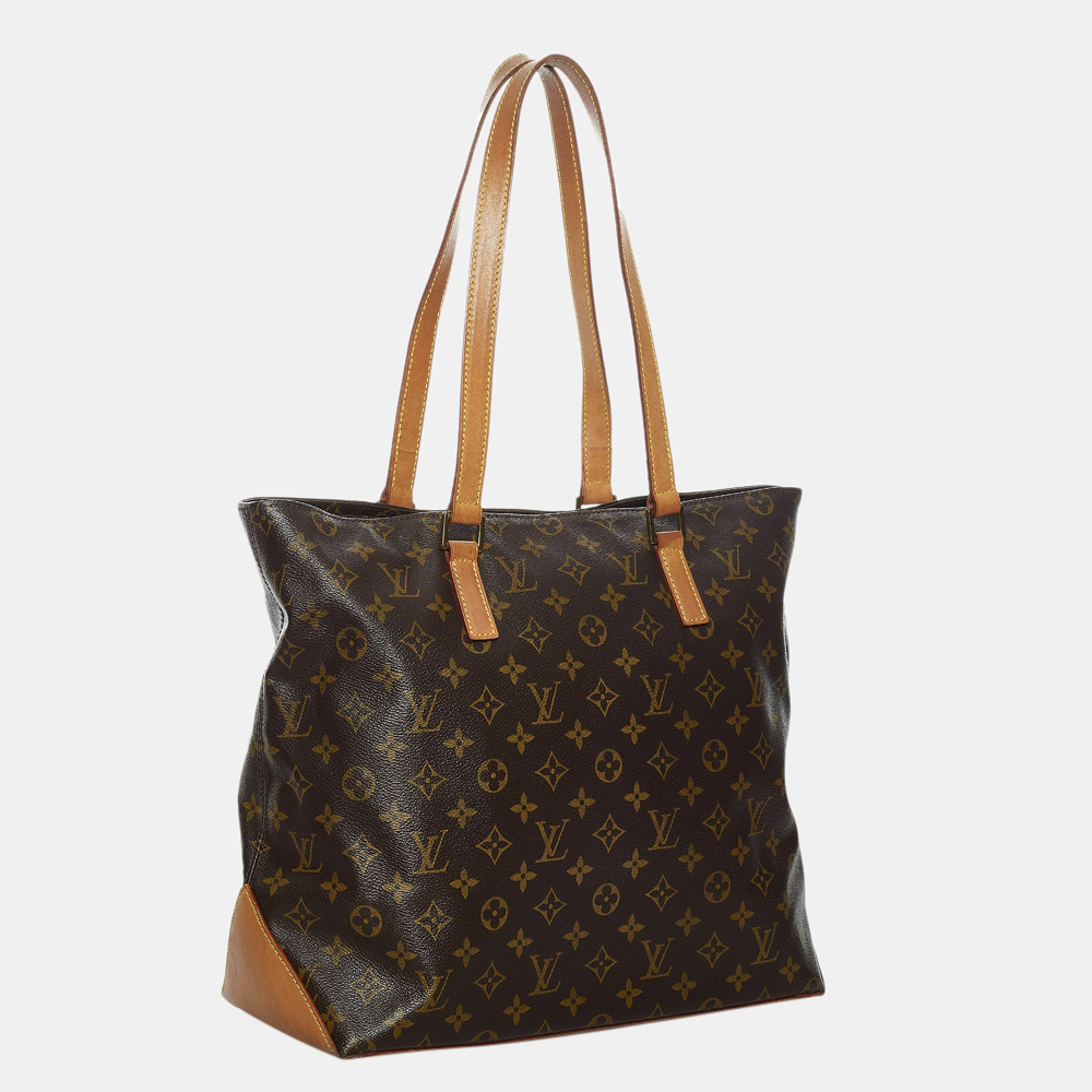 

Louis Vuitton Brown Monogram Cabas Mezzo