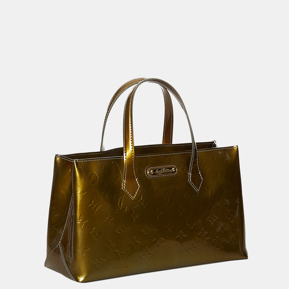 

Louis Vuitton Gold Vernis Wilshire PM