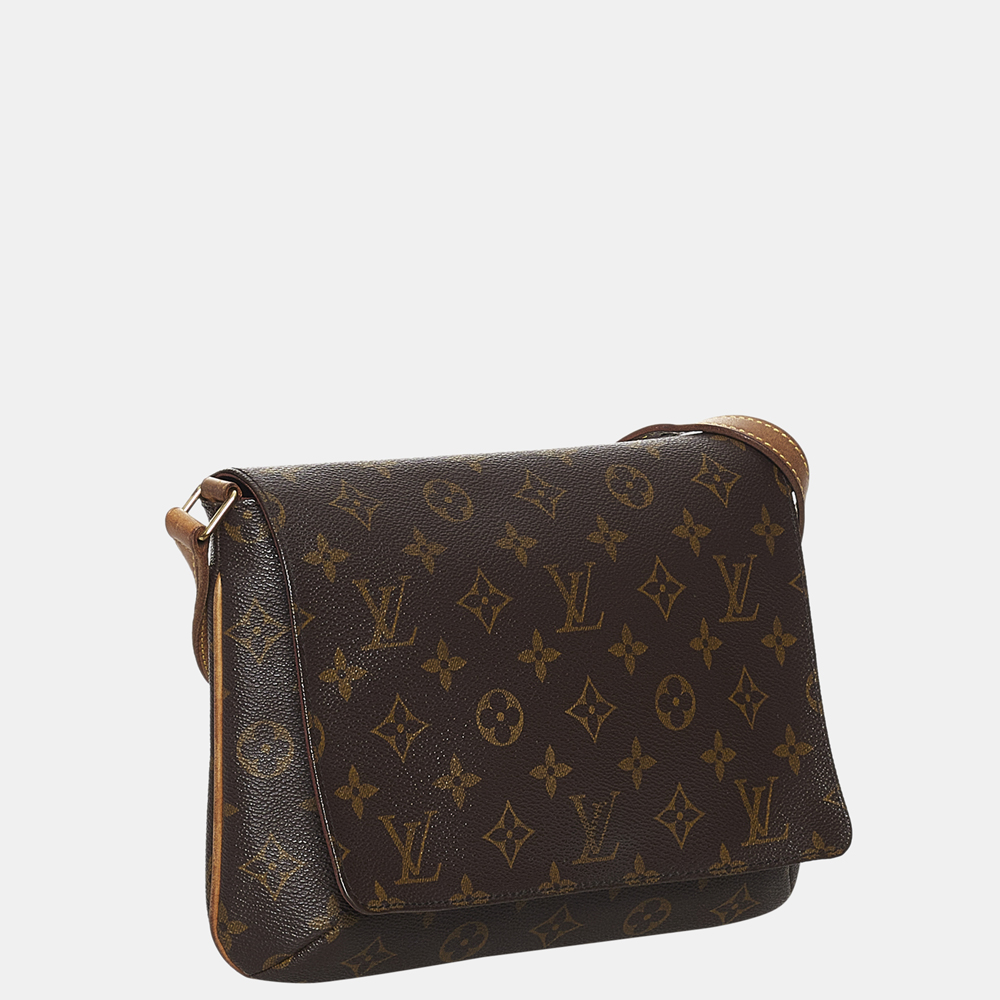 

Louis Vuitton Brown Monogram Musette Tango Short Strap