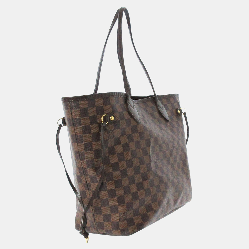 

Louis Vuitton Brown Damier Ebene Neverfull MM