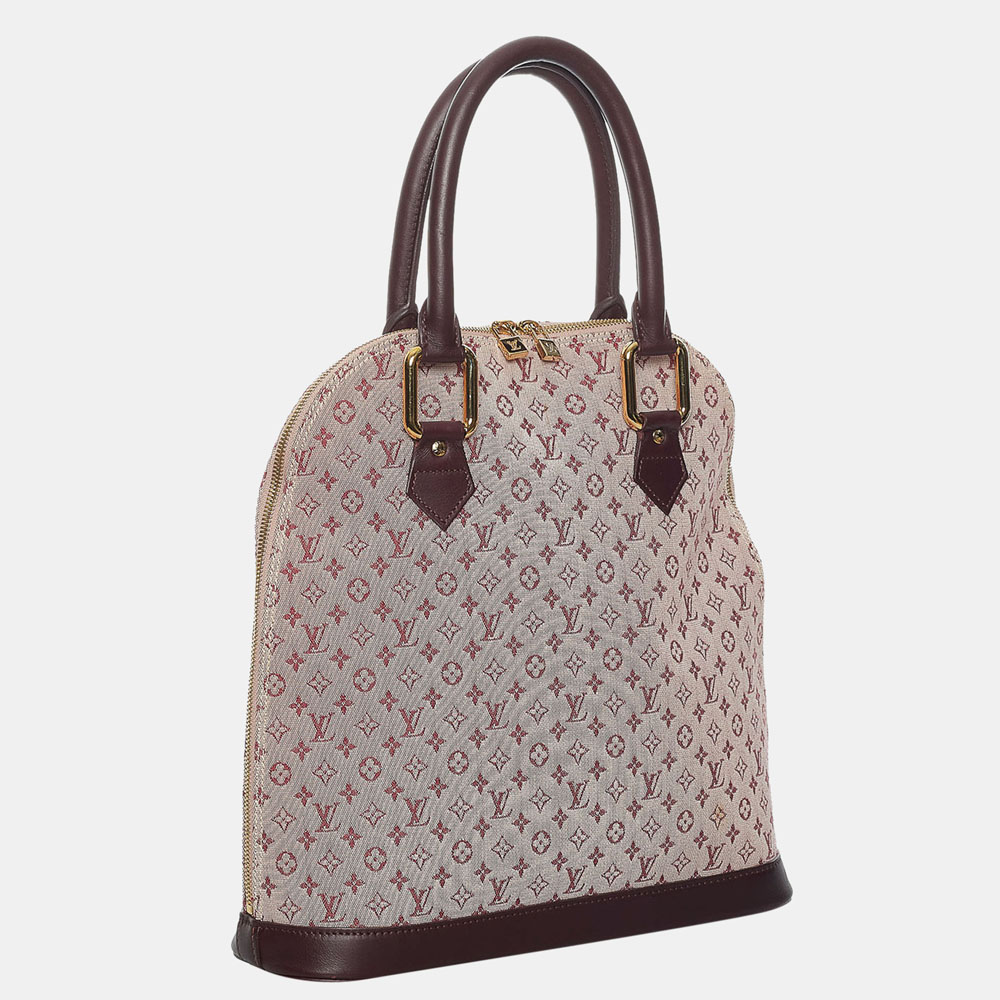 

Louis Vuitton Brown/Pink Monogram Mini Lin Alma Haut