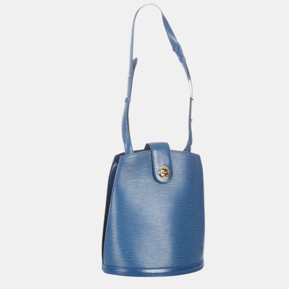 

Louis Vuitton Blue Epi Cluny
