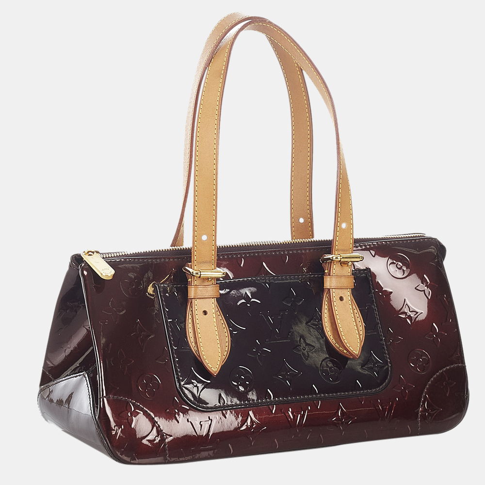 

Louis Vuitton Brown/Purple Vernis Rosewood