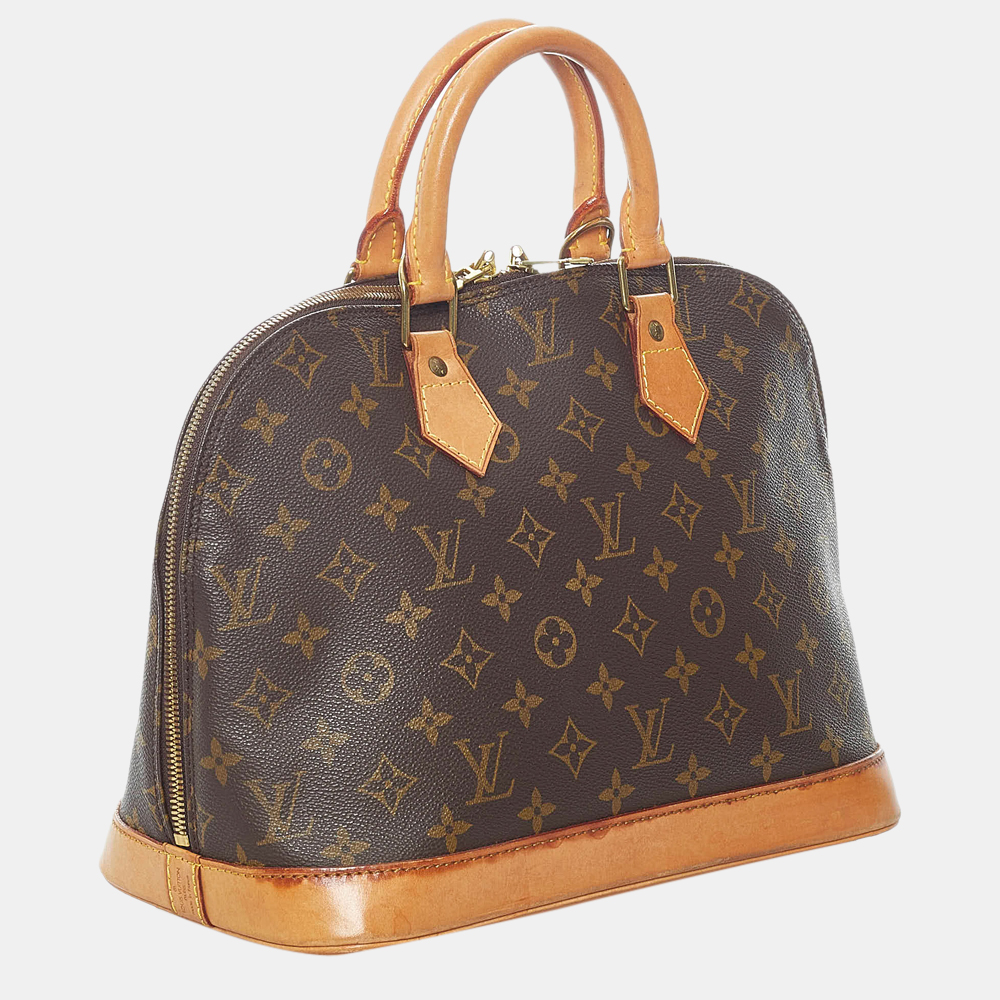 

Louis Vuitton Brown Monogram Alma PM