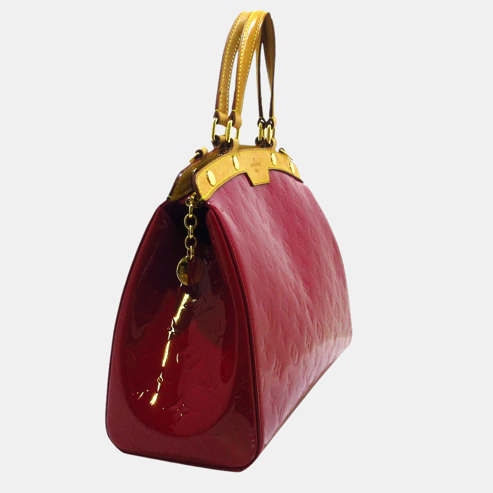 

Louis Vuitton Brown/Red Vernis Brea MM