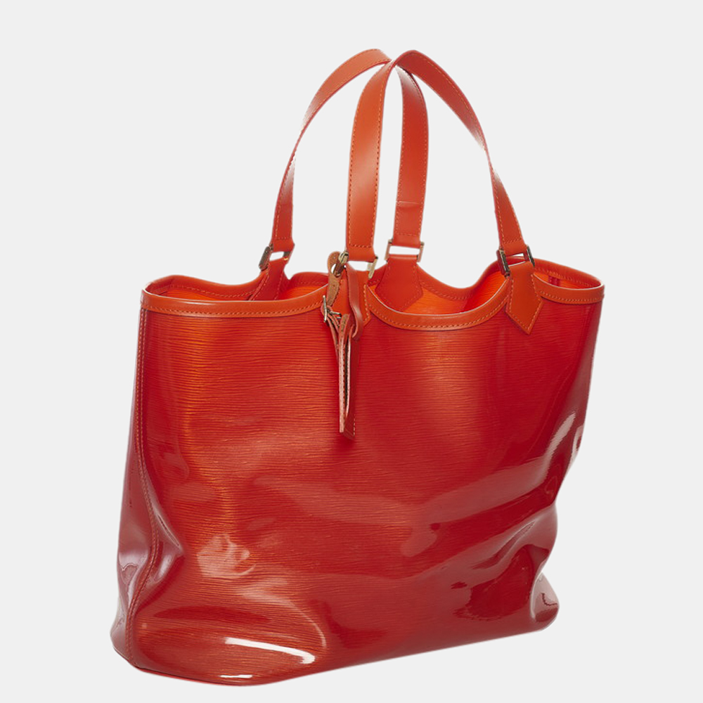 

Louis Vuitton Orange Epi Plage Lagoon Tote Bag