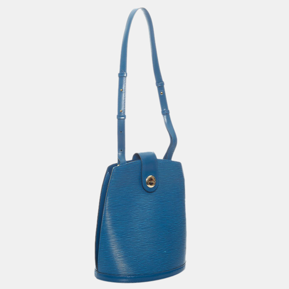 

Louis Vuitton Blue Epi Leather Cluny Shoulder Bag