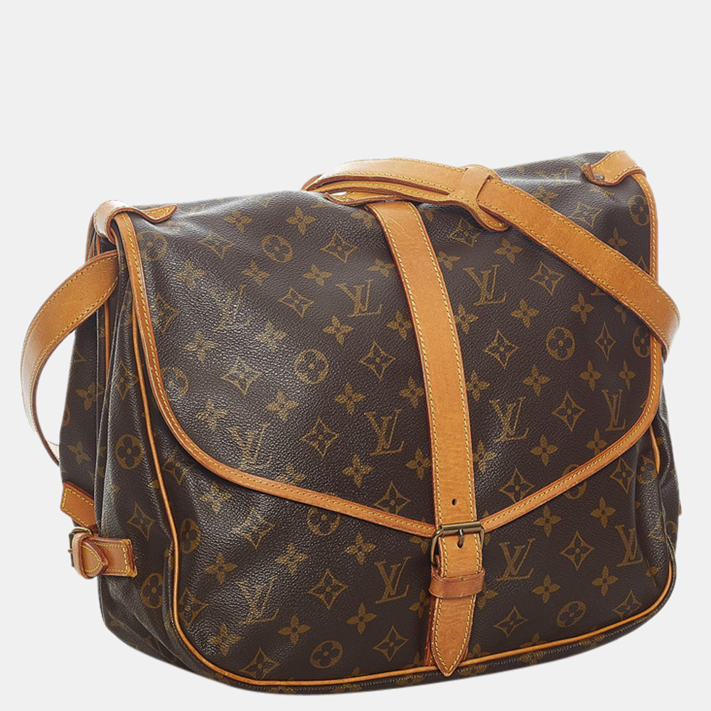

Louis Vuitton Brown Monogram Saumur 35 Bag