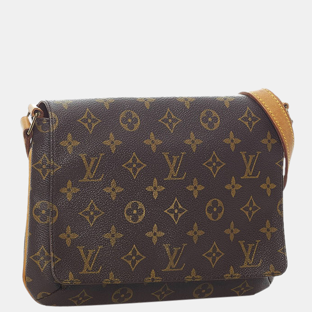 

Louis Vuitton Brown Monogram Musette Tango Short Strap