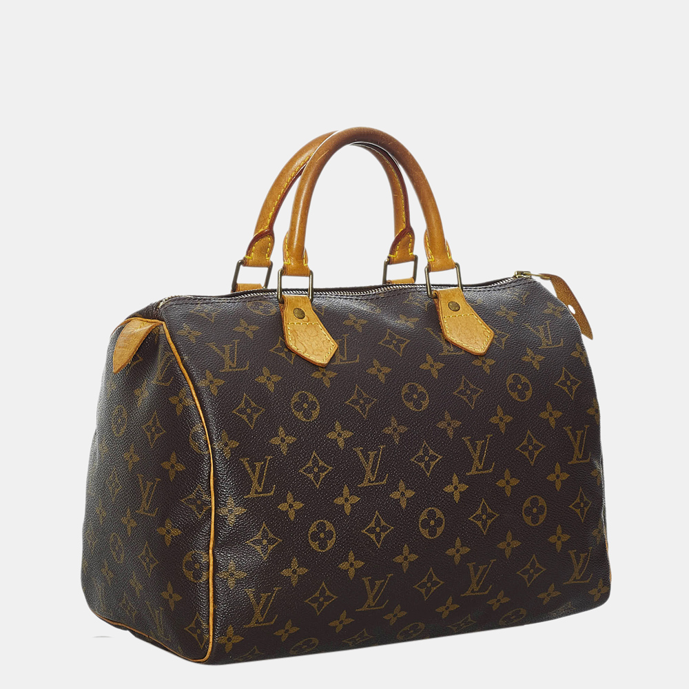 

Louis Vuitton Brown Monogram Speedy 30