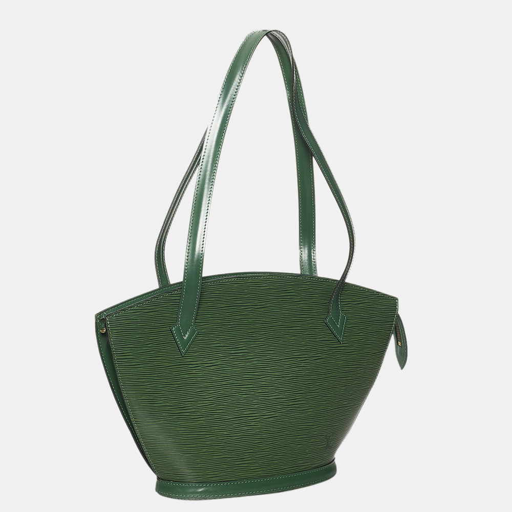 

Louis Vuitton Green Epi Saint Jacques GM Long Strap