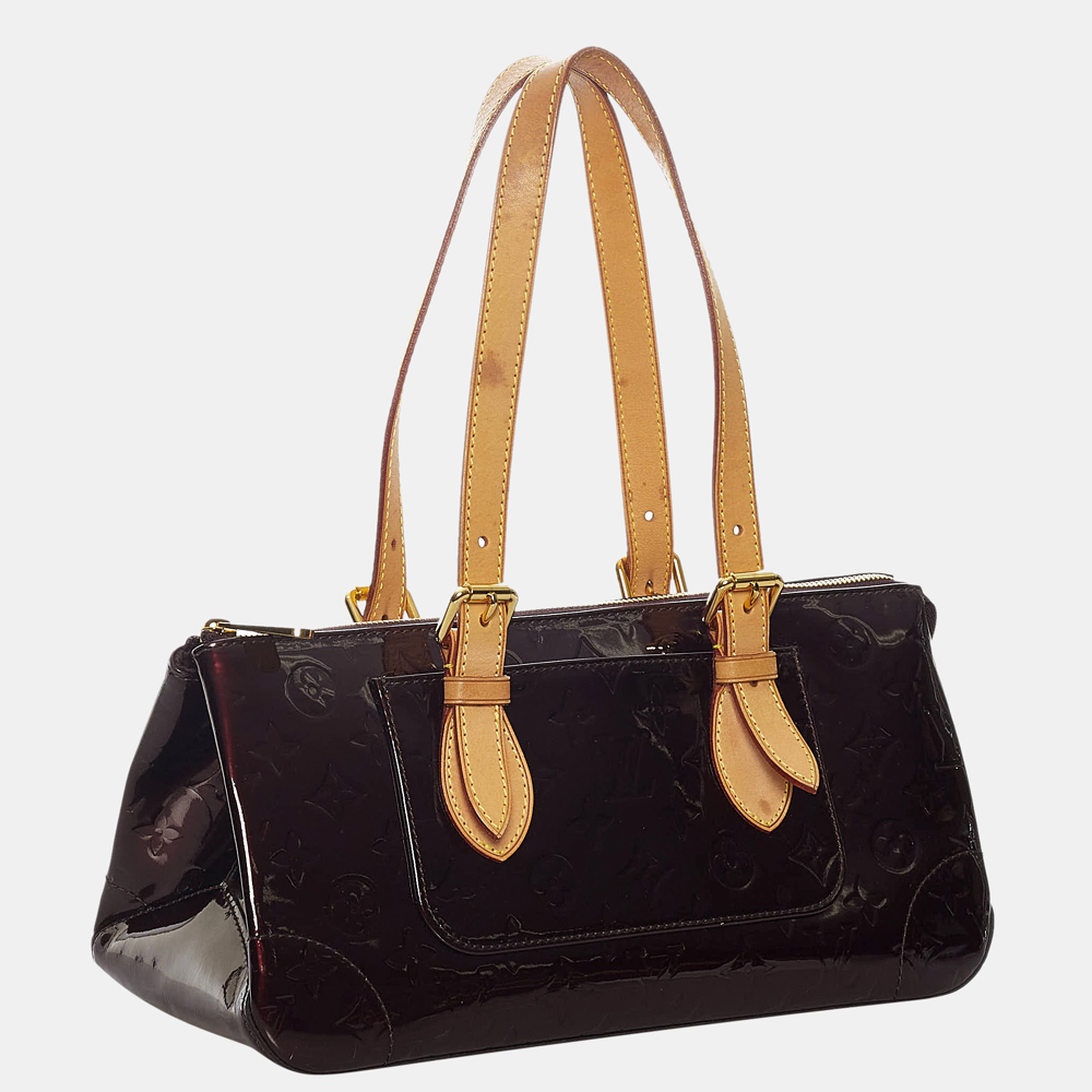 

Louis Vuitton Brown/Purple Vernis Rosewood