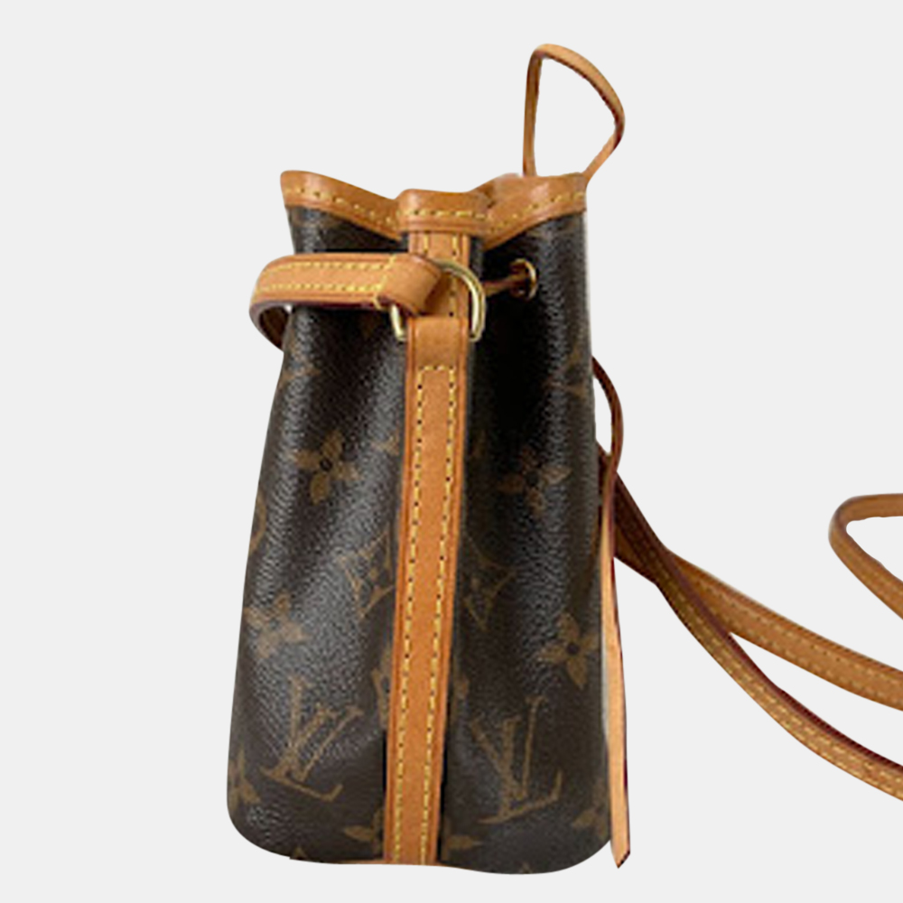 

Louis Vuitton Monogram Mini Bucket Bag, Brown