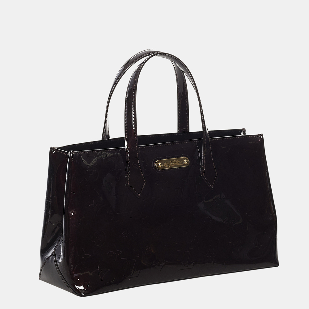 

Louis Vuitton Purple Vernis Wilshire PM