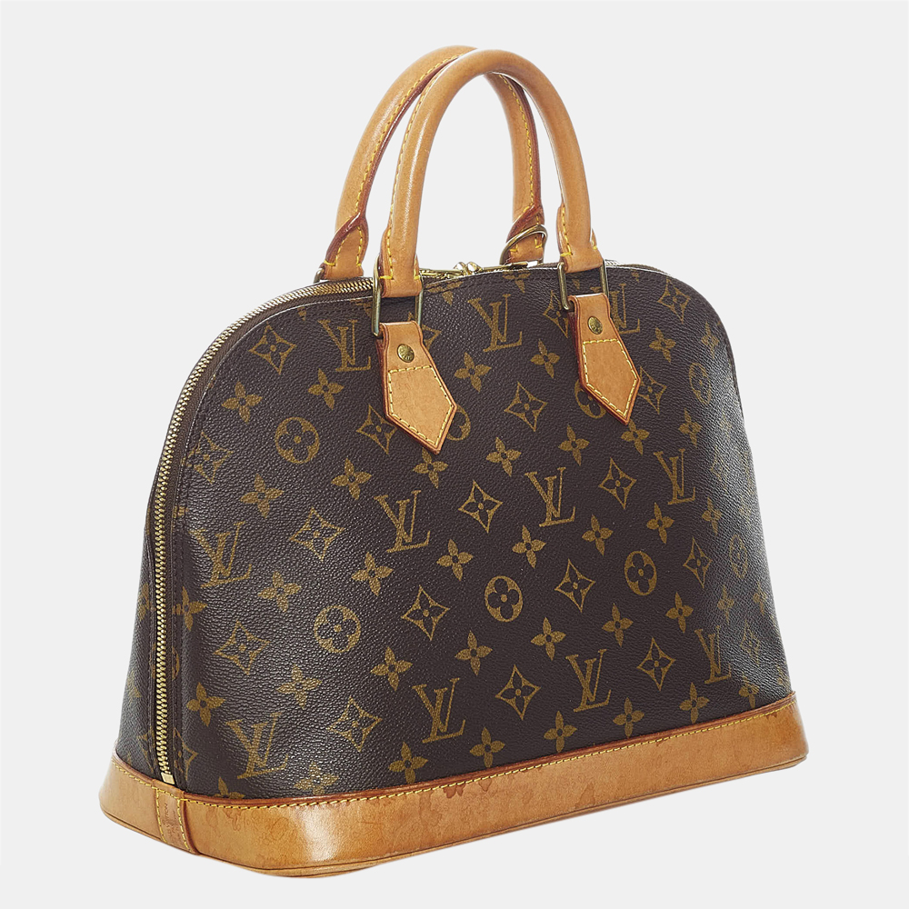 

Louis Vuitton Brown Monogram Alma PM