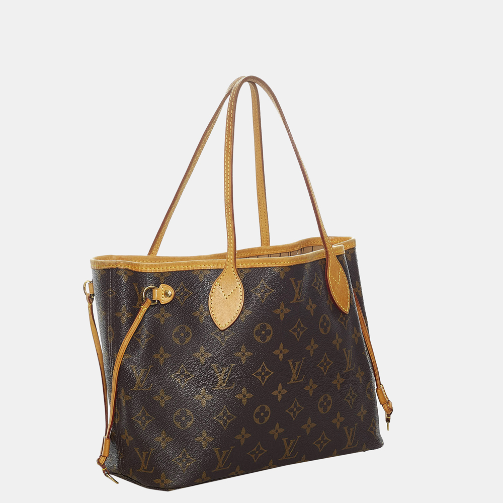 

Louis Vuitton Brown Monogram Neverfull PM