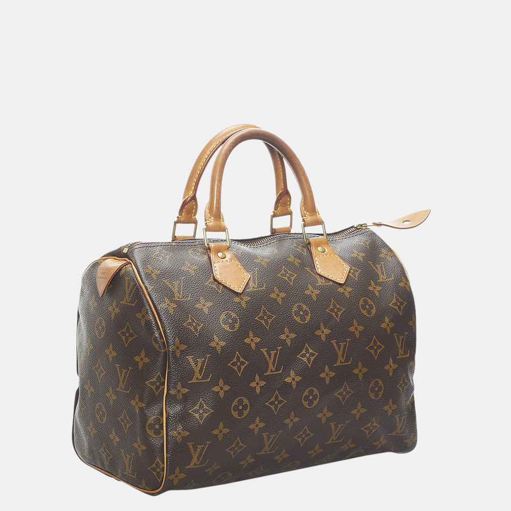 

Louis Vuitton Brown Monogram Speedy 30
