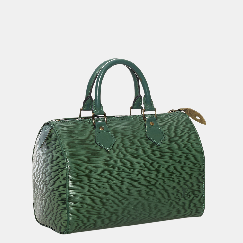 

Louis Vuitton Green Epi Speedy 25