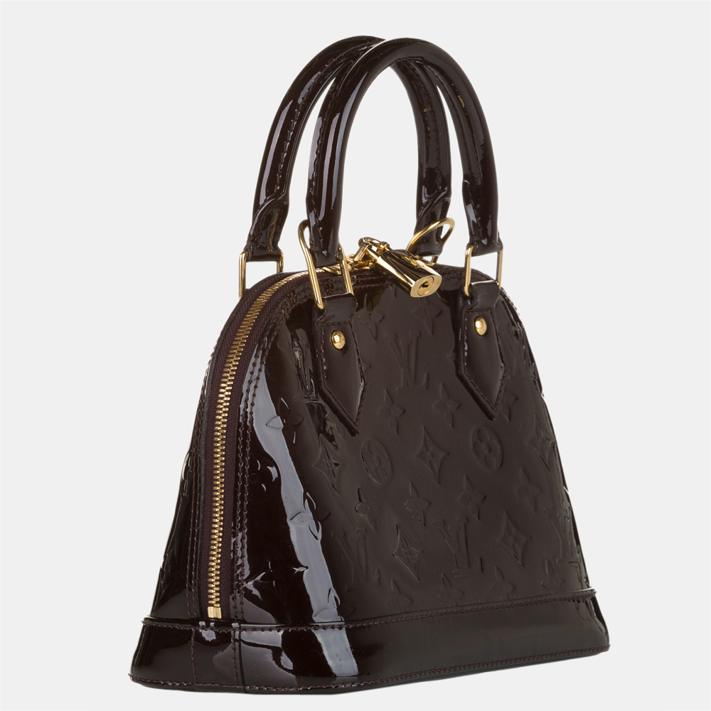 

Louis Vuitton Purple Vernis Alma BB