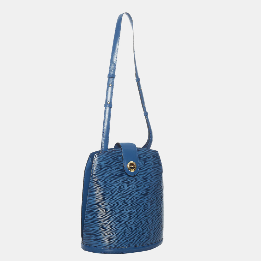 

Louis Vuitton Blue Epi Cluny