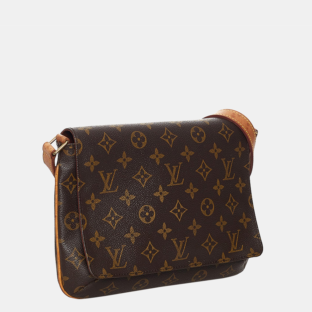 

Louis Vuitton Brown Monogram Musette Tango Short Strap