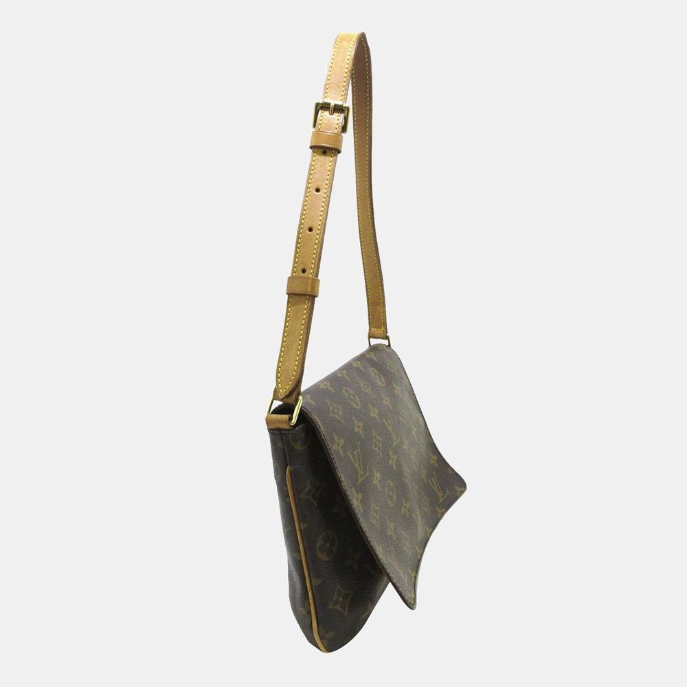 

Louis Vuitton Brown Monogram Musette Tango Short Strap