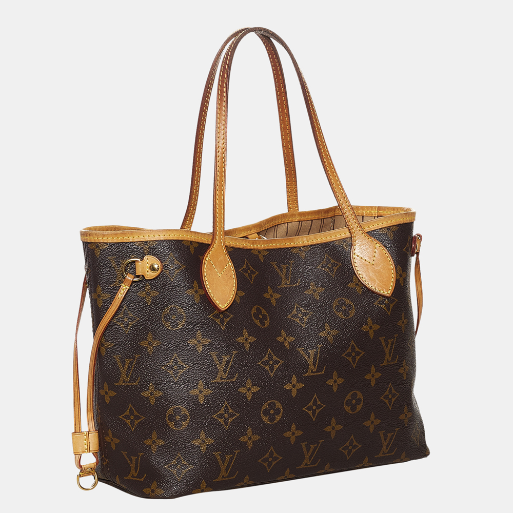 

Louis Vuitton Brown Monogram Neverfull PM