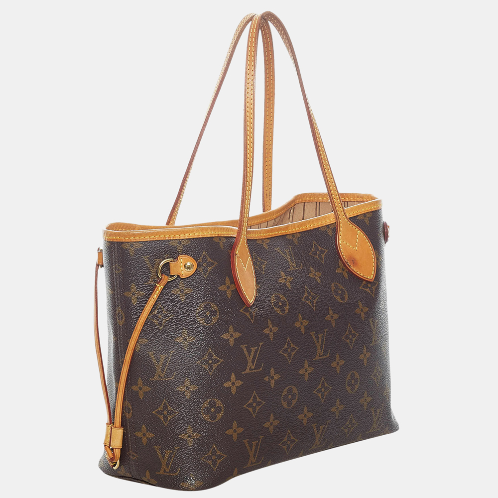 

Louis Vuitton Brown Monogram Neverfull PM