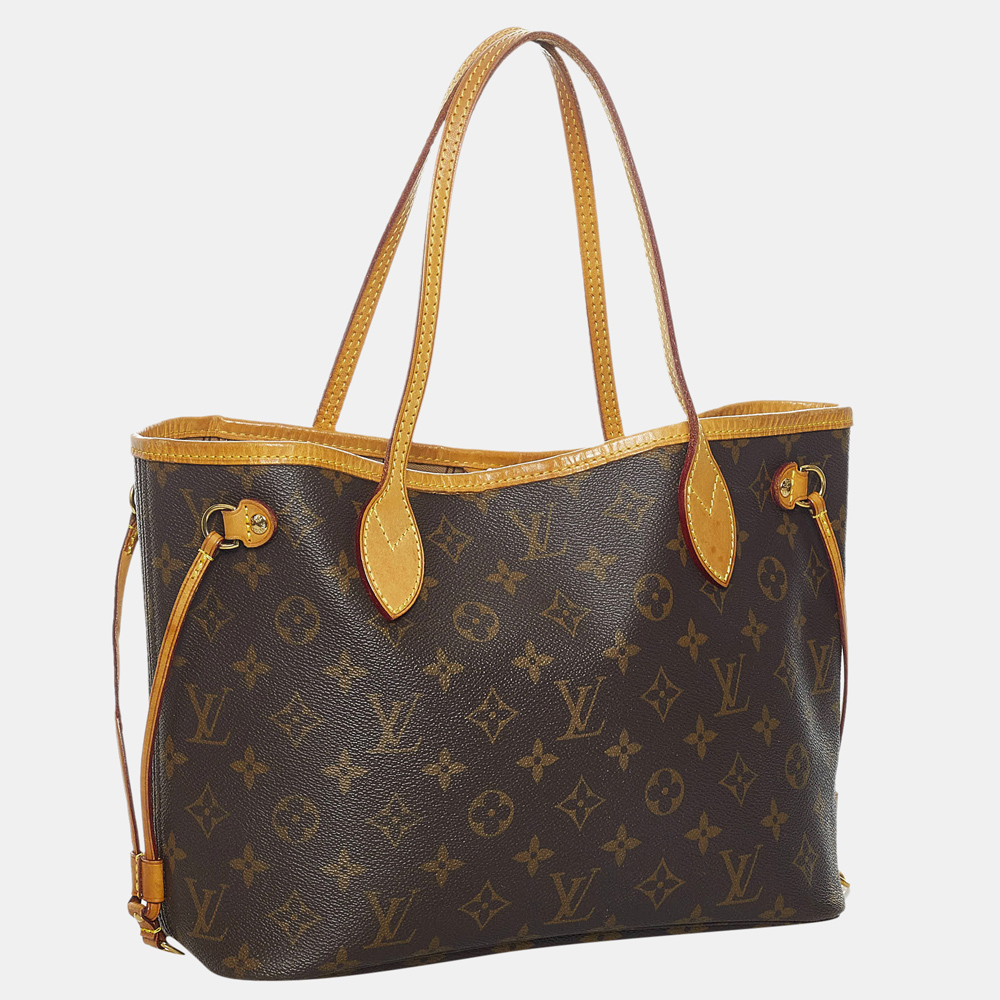 

Louis Vuitton Brown Monogram Neverfull PM