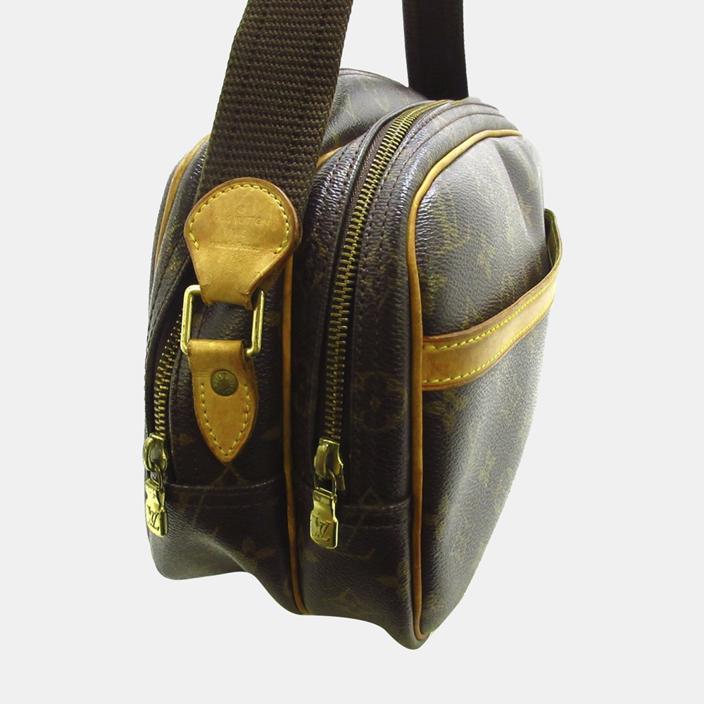 

Louis Vuitton Brown Monogram Reporter PM